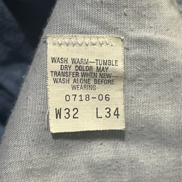 Vintage 70s Levi's Strauss Jeans 31x34 Light Blue Straight Flare Western - Picture 9 of 16